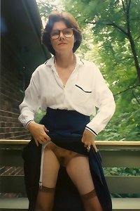 vintage hairy aged teacher Katy